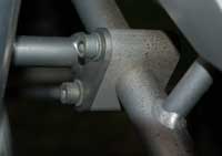 Pannier frame fitting to bike frame